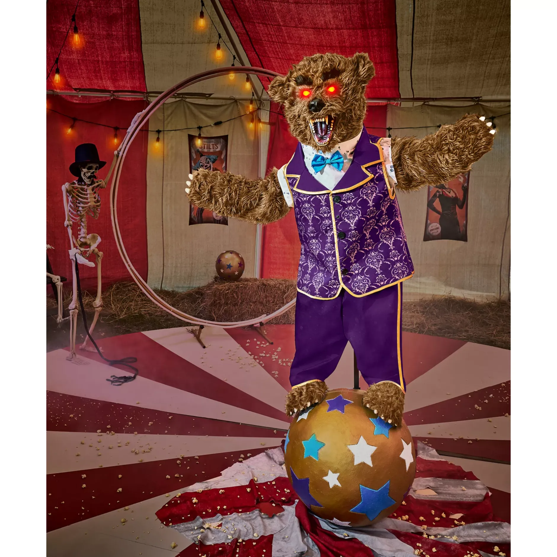 Spirit Halloween 5 Ft 10 In Barnaby the Bear Animatronic