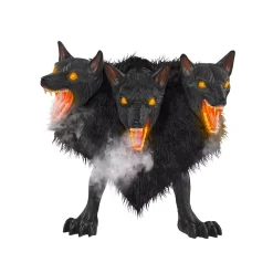Spirit Halloween 2 Ft 7 In Cerberus Three Headed Dog Animatronic