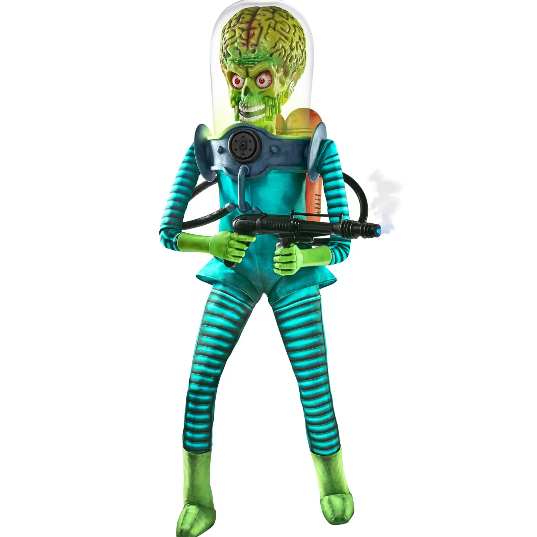 Spirit Halloween 6 Ft 6 In Martian Warrior Animatronic - Mars Attacks