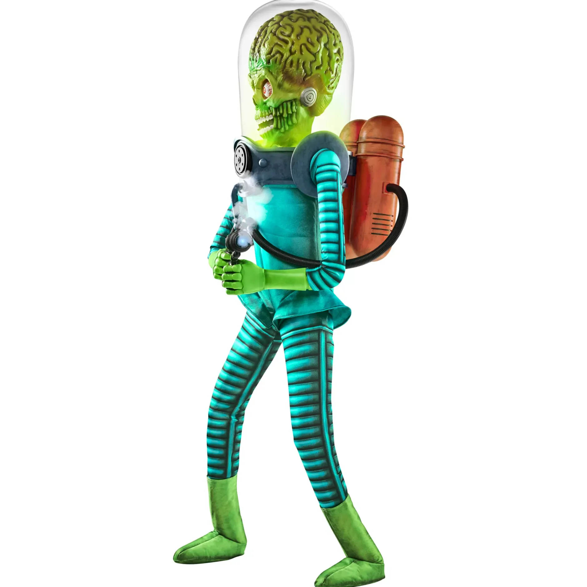 Spirit Halloween 6 Ft 6 In Martian Warrior Animatronic - Mars Attacks