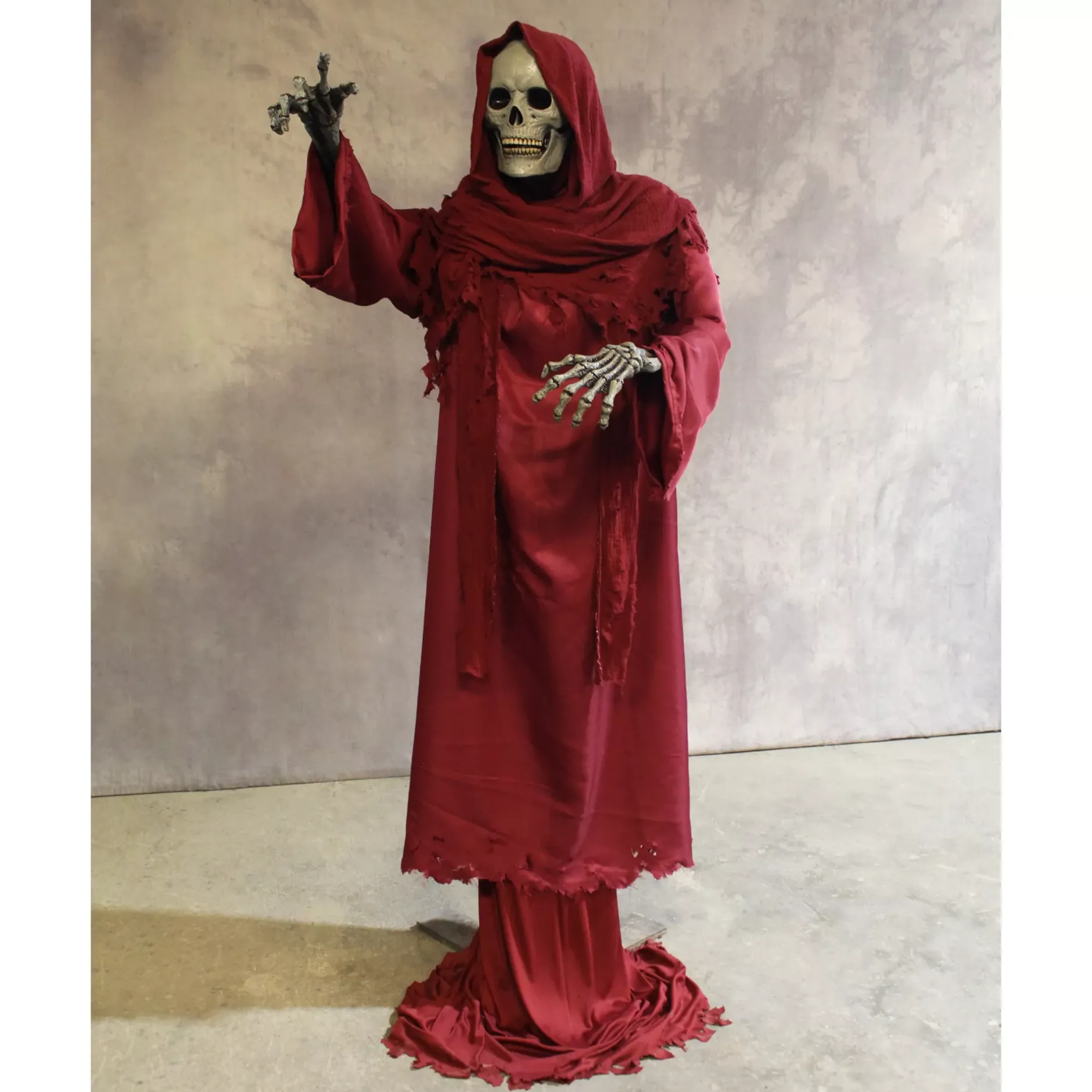 Spirit Halloween 6 Ft 6 In Red Death Animatronic - Beastcraft