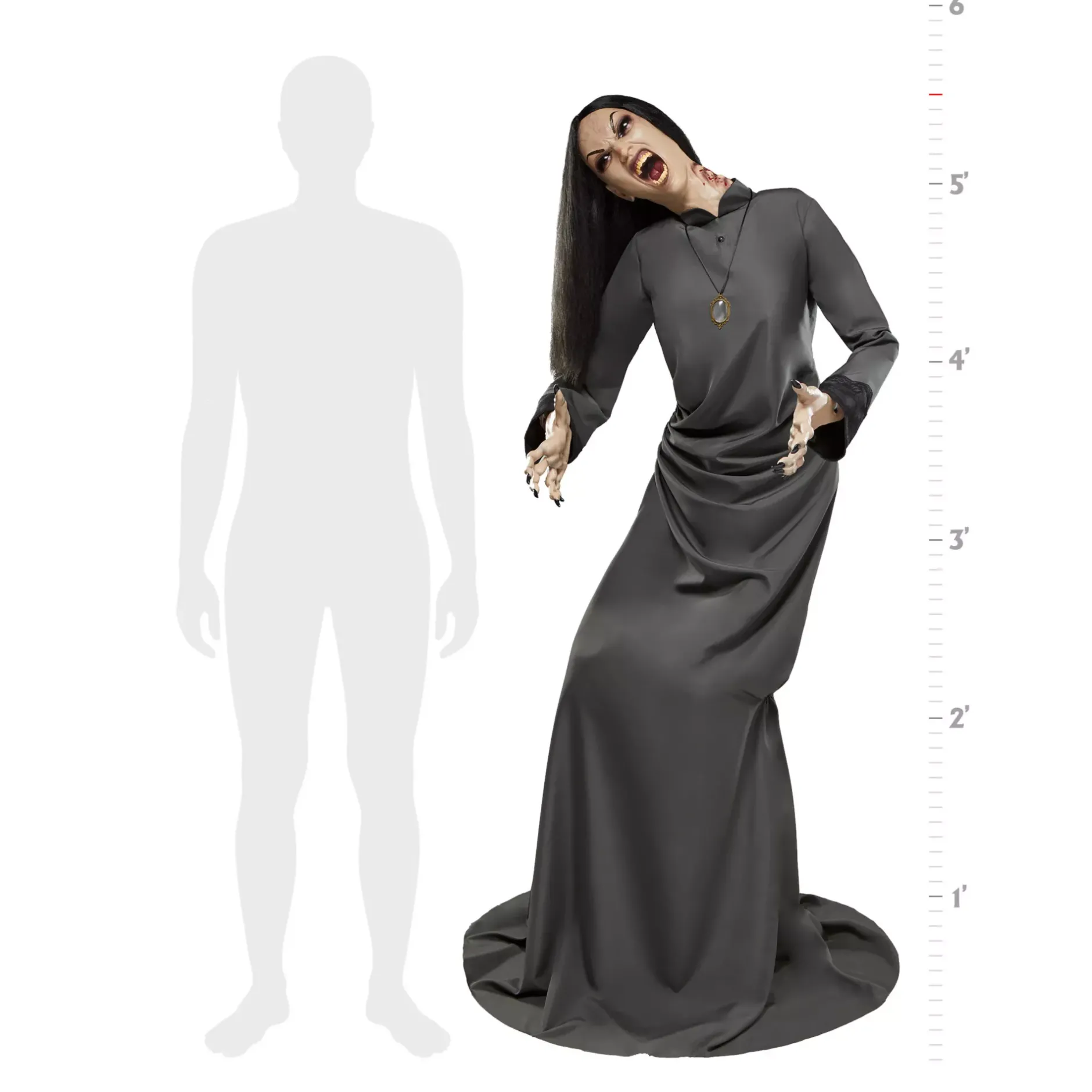 Spirit Halloween 5 Ft 8 In The Widow Animatronic