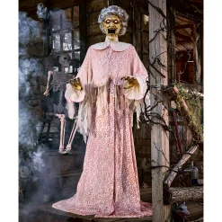 Spirit Halloween 5 Ft 8 In Twisted Grandma Animatronic