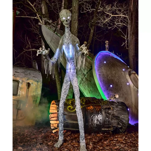 Comically Large Death Ray Spirit Halloween 10 Ft Giant Death Ray Animatronic - Celebrate Halloween