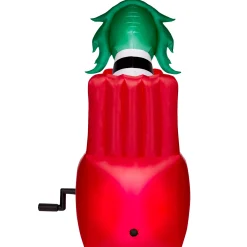 Spirit Halloween 8 Ft Light-Up Fright in the Box Inflatable Decoration