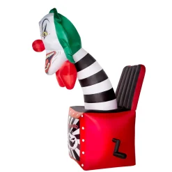 Spirit Halloween 8 Ft Light-Up Fright in the Box Inflatable Decoration