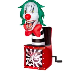 Spirit Halloween 8 Ft Light-Up Fright in the Box Inflatable Decoration