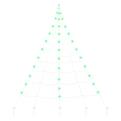 Spirit Halloween 10 ft. Light-Up Green Spider Web