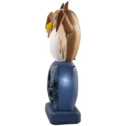 Spirit Halloween 4.5 Ft. Owl Tombstone Light-Up Inflatable Decoration