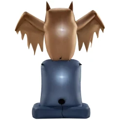 Spirit Halloween 4.5 Ft. Owl Tombstone Light-Up Inflatable Decoration