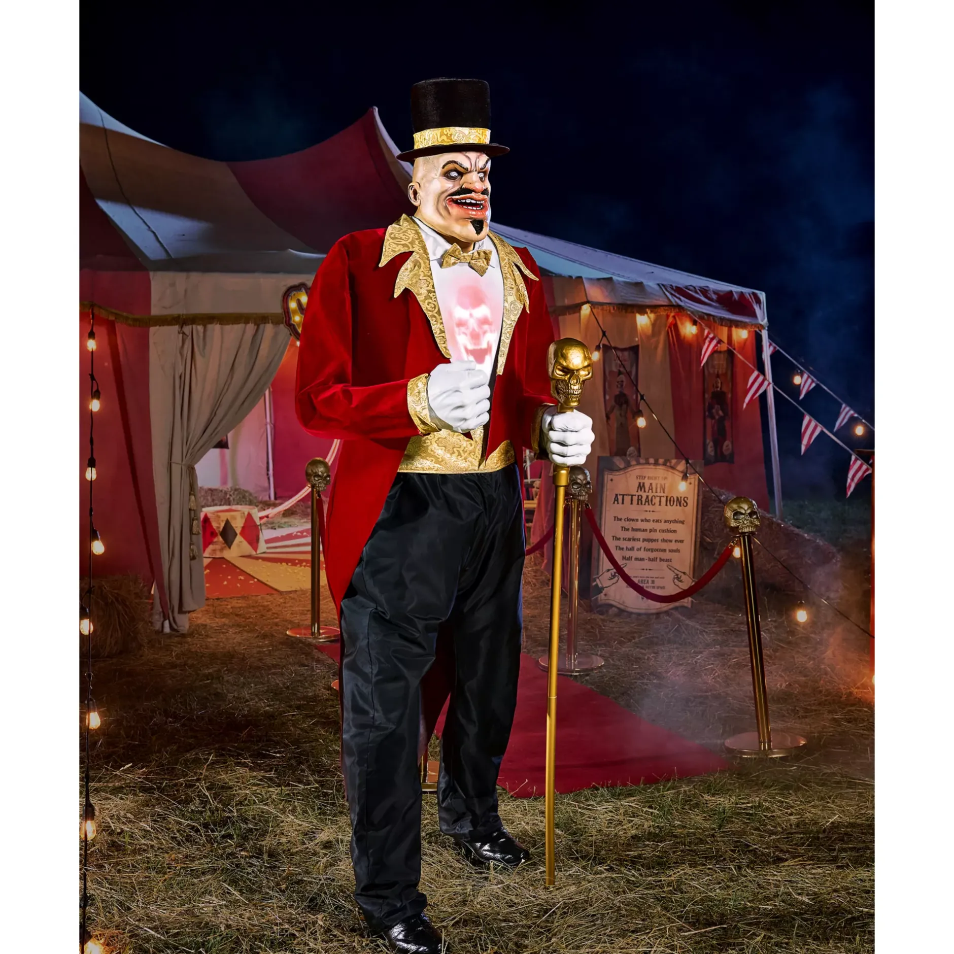 Spirit Halloween 7 Ft Ringmaster Animatronic