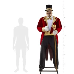 Spirit Halloween 7 Ft Ringmaster Animatronic