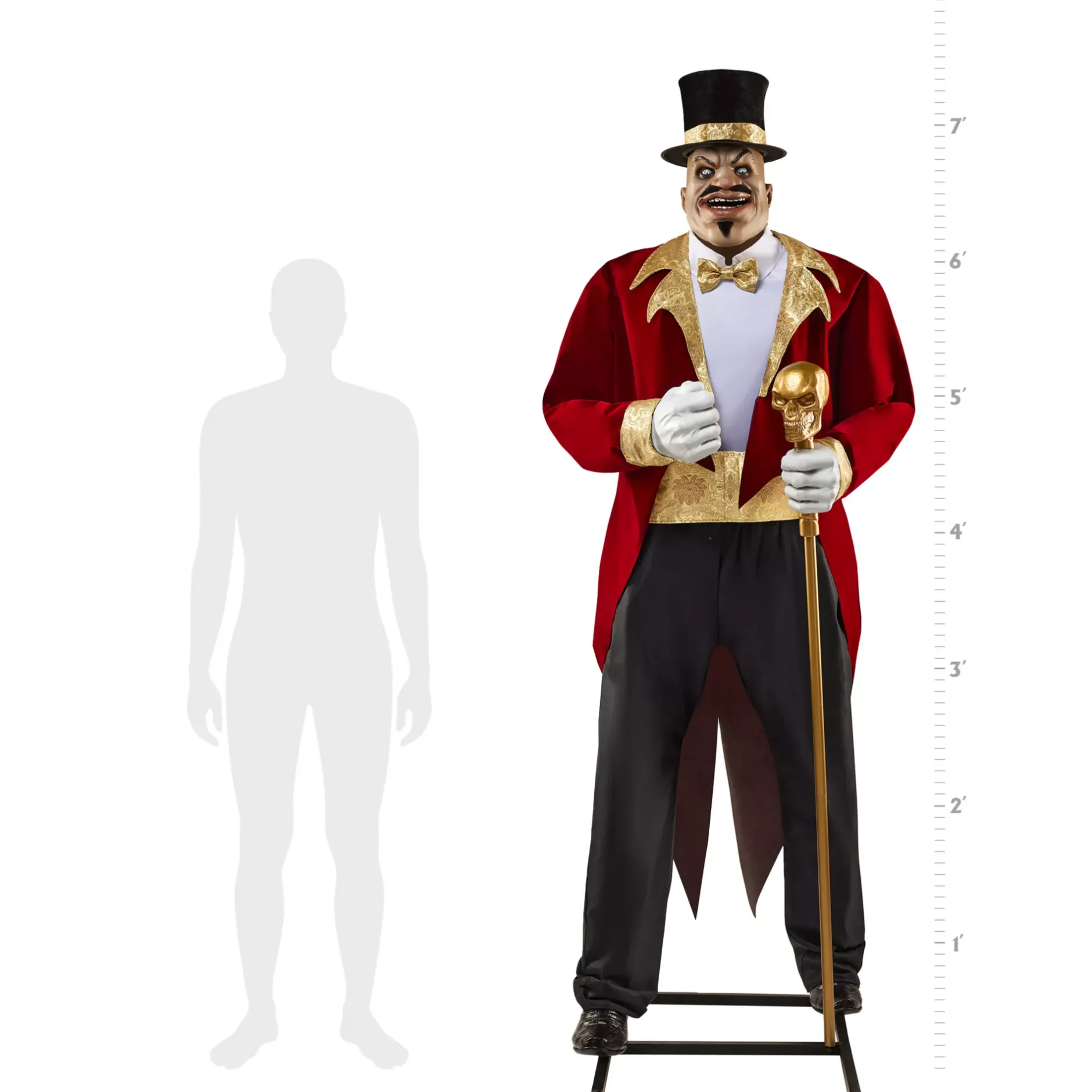 Spirit Halloween 7 Ft Ringmaster Animatronic