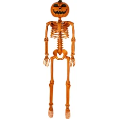 Spirit Halloween 3 Ft Rotten Pumpkin Skeleton Hanging Prop