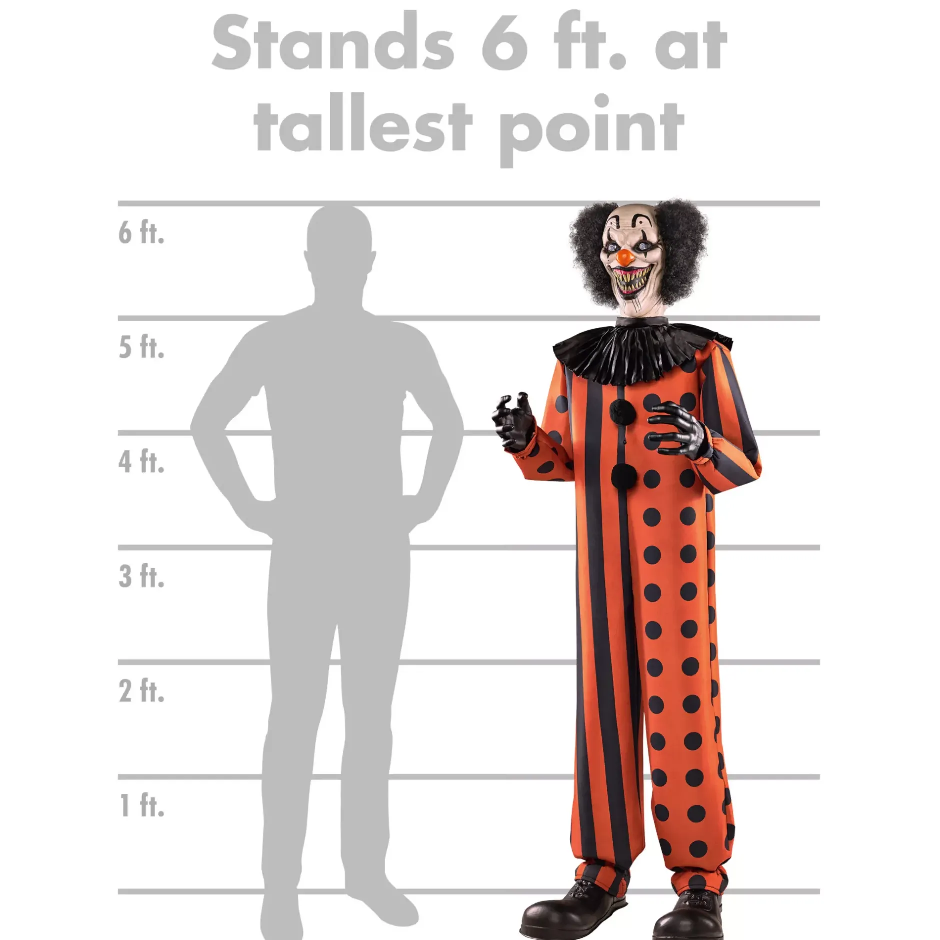 Spirit Halloween 6 Ft Two-Faced Teddy Animatronic