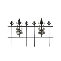 Spirit Halloween 48 Inch Spider Iron Fence