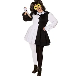 Women Spirit Halloween Adult Art the Clown Dress Costume - Terrifier