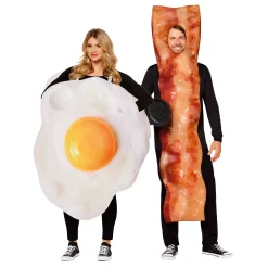 Spirit Halloween Adult Bacon and Eggs Couples Costume