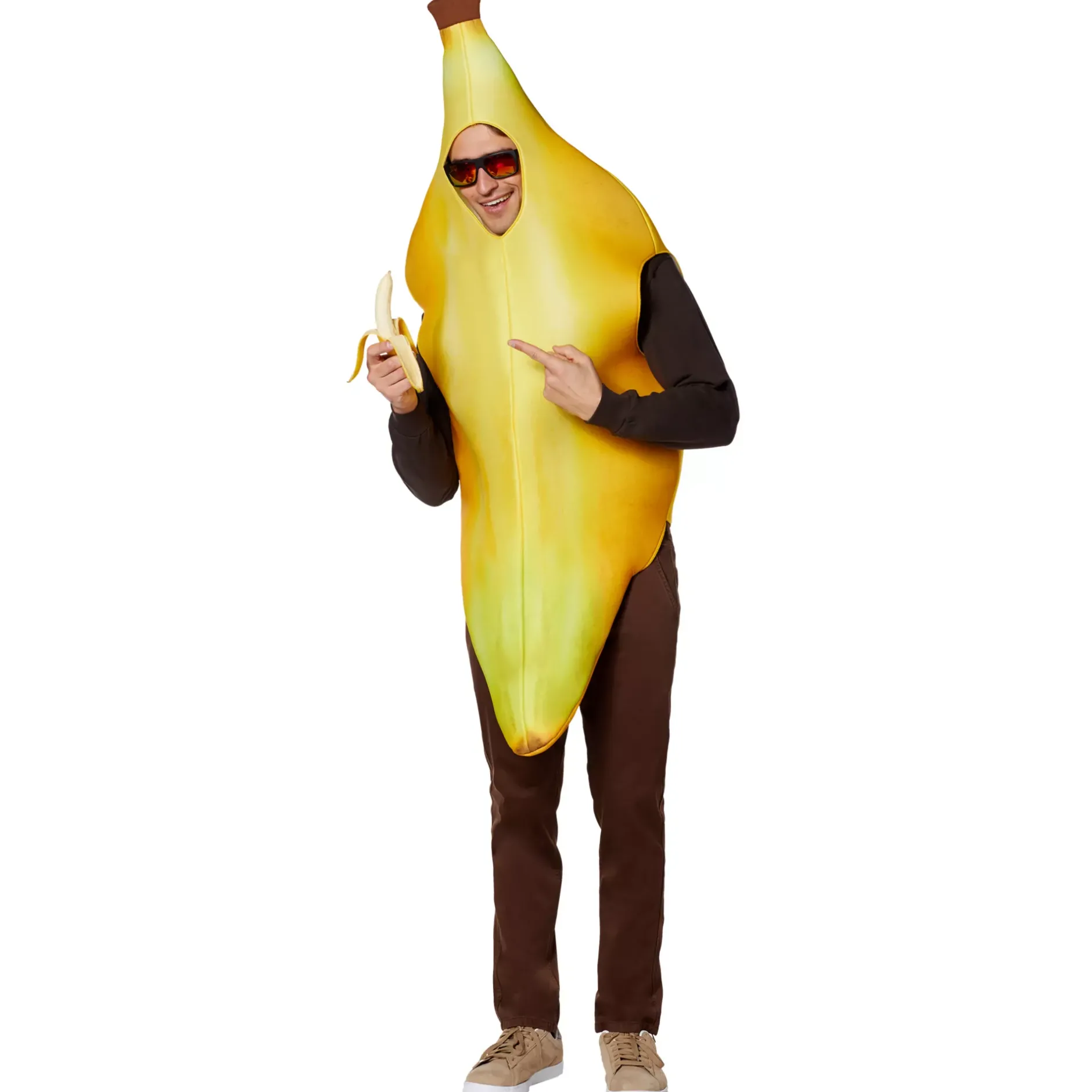 Spirit Halloween Adult Banana Costume