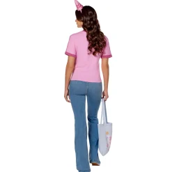 Women Spirit Halloween Adult Be Sweet Pink Crayon Costume Kit - Crayola