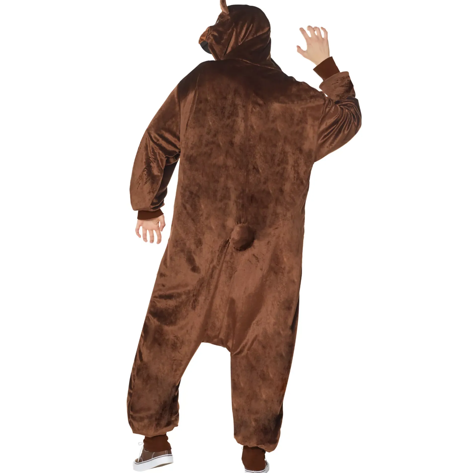 Spirit Halloween Adult Bear Jumpsuit Costume