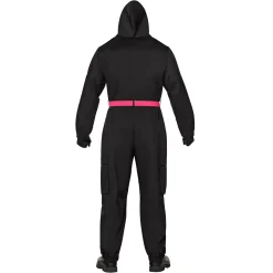 Spirit Halloween Adult Black Guard Costume - Squid Game