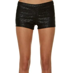 Women Spirit Halloween Adult Black Lace Printed Boyshorts