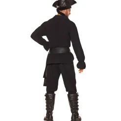 Spirit Halloween Adult Black Pirate Shirt