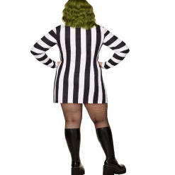Women Spirit Halloween Adult Blazer Dress Costume - Beetlejuice