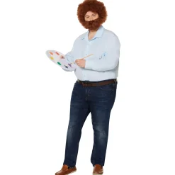 Spirit Halloween Adult Bob Ross Plus Size Costume