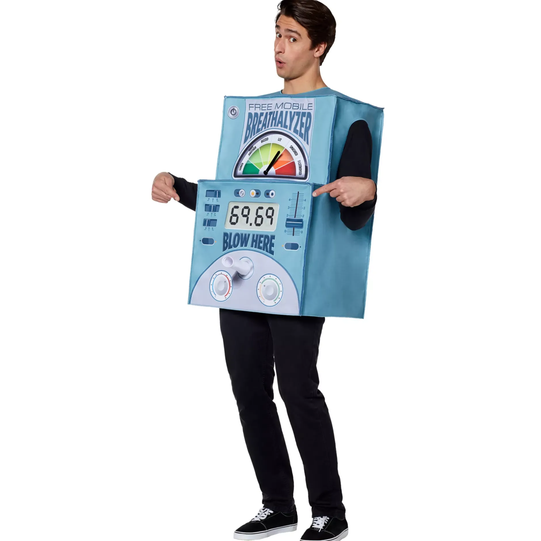 Spirit Halloween Adult Breathalyzer Costume