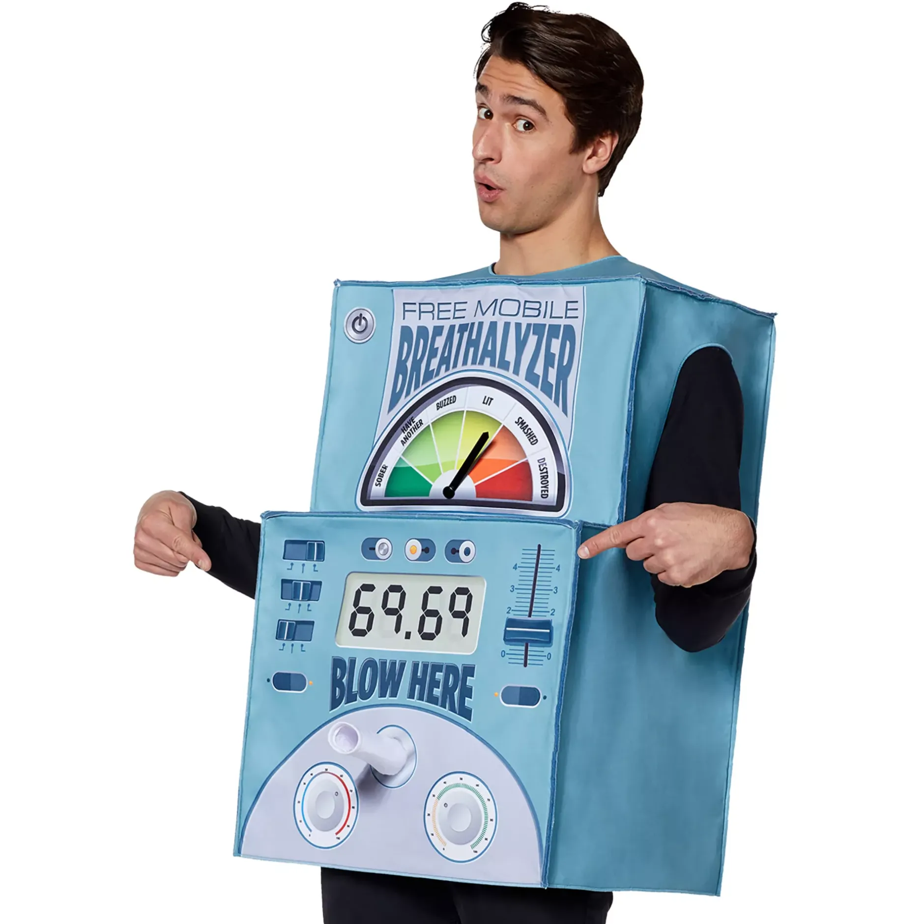 Spirit Halloween Adult Breathalyzer Costume