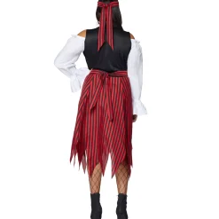 Women Spirit Halloween Adult Buccaneer Beauty Pirate Costume