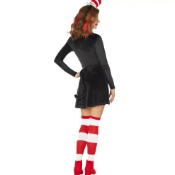Women Spirit Halloween Adult Cat in the Hat Dress - Dr. Seuss