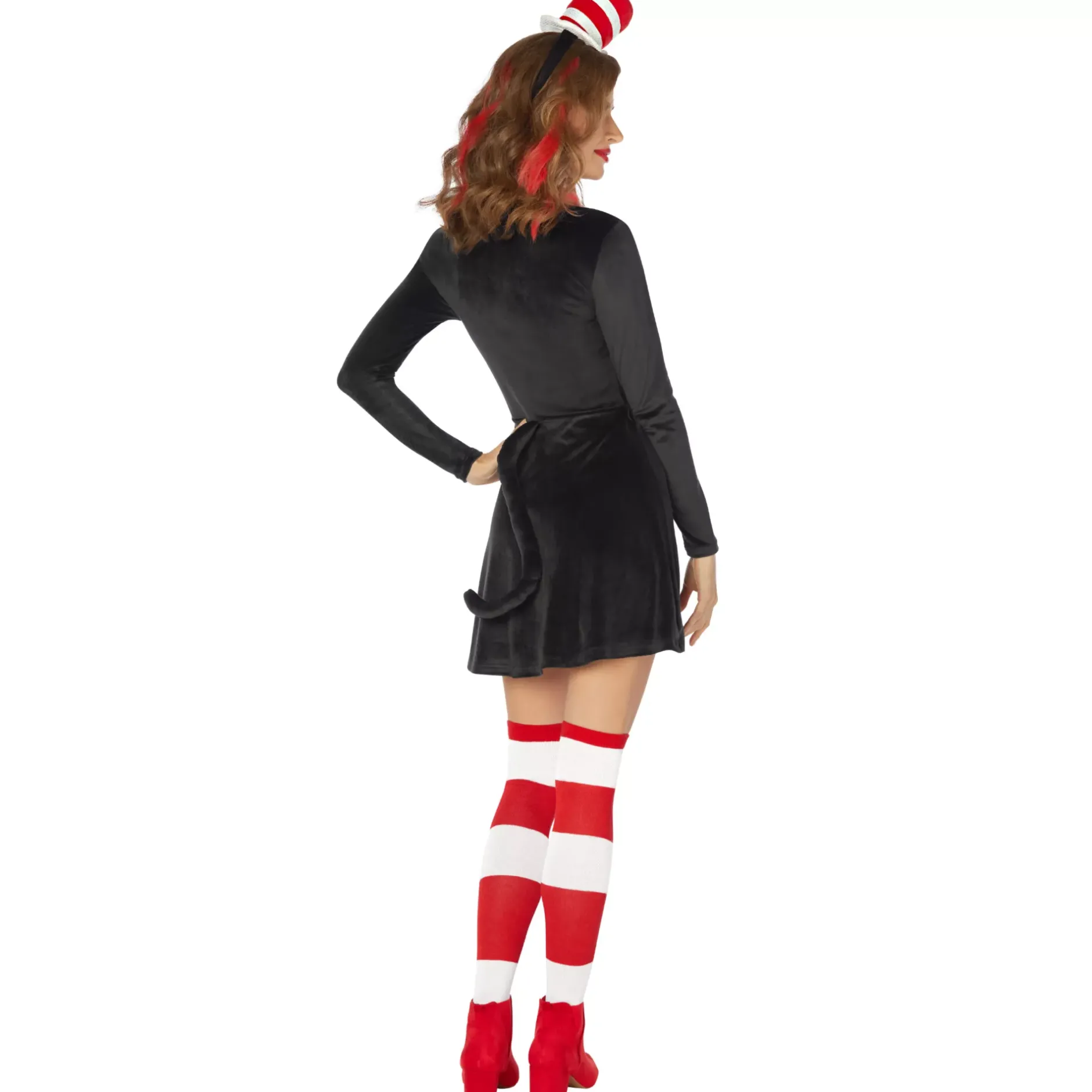 Women Spirit Halloween Adult Cat in the Hat Dress - Dr. Seuss