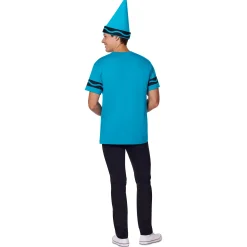 Spirit Halloween Adult Cerulean Crayon Costume Kit - Crayola