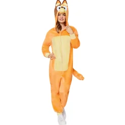 Women Spirit Halloween Adult Chilli Jumpsuit Costume - Bluey