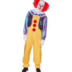 Spirit Halloween Adult Classic Pennywise Clown Costume - It