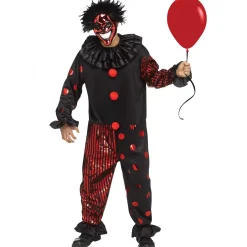 Spirit Halloween Adult Creepy Chrome Clown Costume
