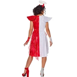 Women Spirit Halloween Adult Devilish Angel Costume