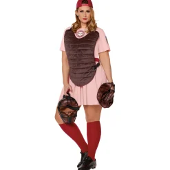 Women Spirit Halloween Adult Dottie Plus Size Costume - A League of Their Own