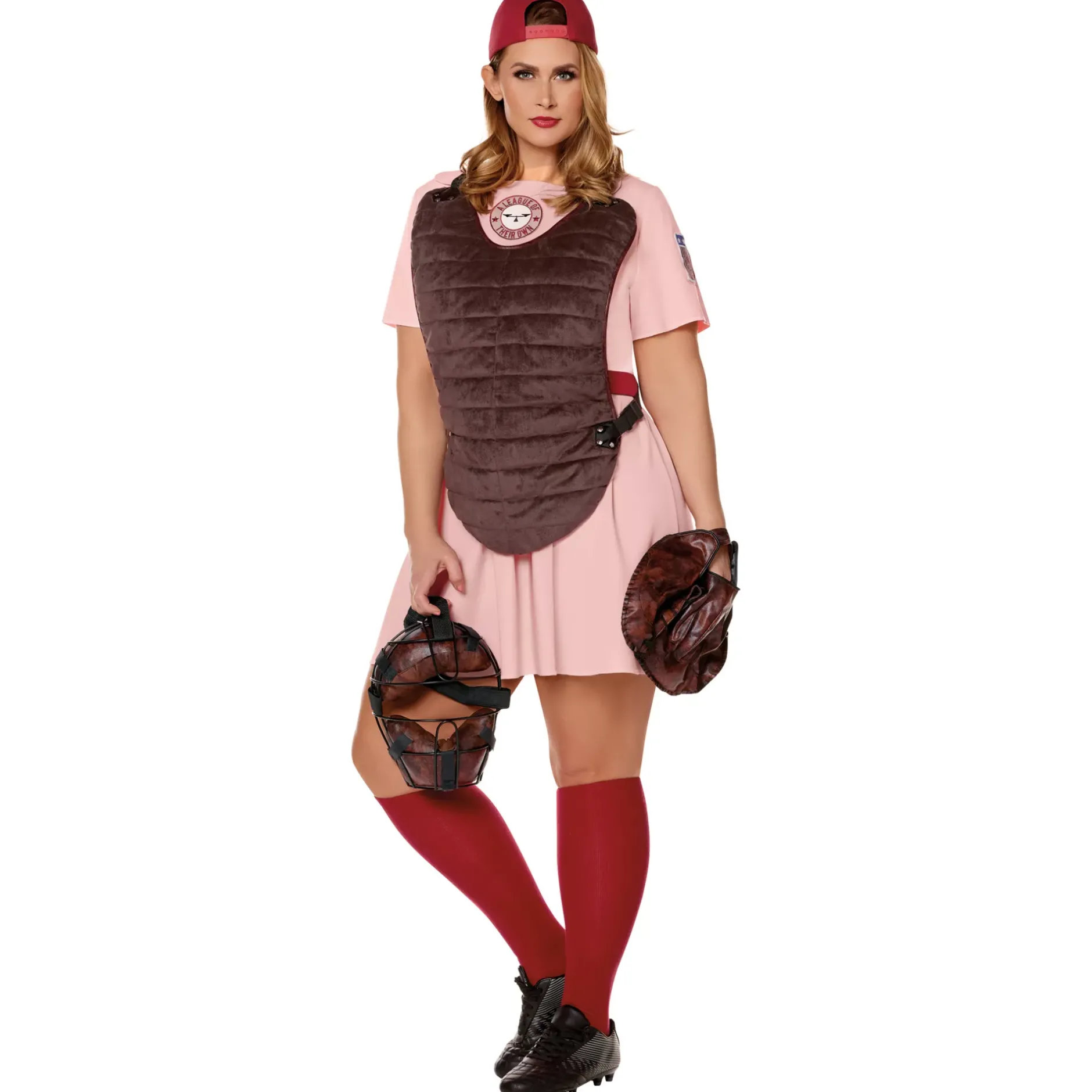 Women Spirit Halloween Adult Dottie Plus Size Costume - A League of Their Own