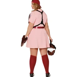 Women Spirit Halloween Adult Dottie Plus Size Costume -  A League of Their Own