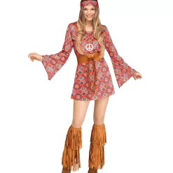Women Spirit Halloween Adult Free Spirit Hippie Costume