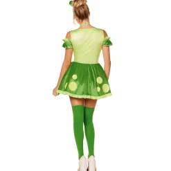 Women Spirit Halloween Adult Frog Dress Costume