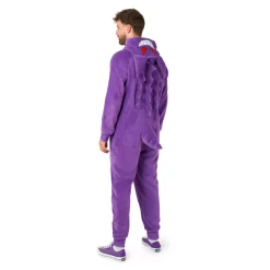 Spirit Halloween Adult Gengar Hooded Jumpsuit Costume - Pokémon