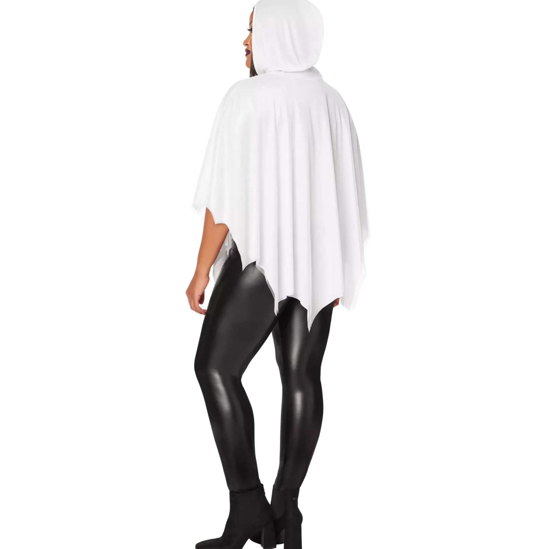 Women Spirit Halloween Adult Ghost Poncho