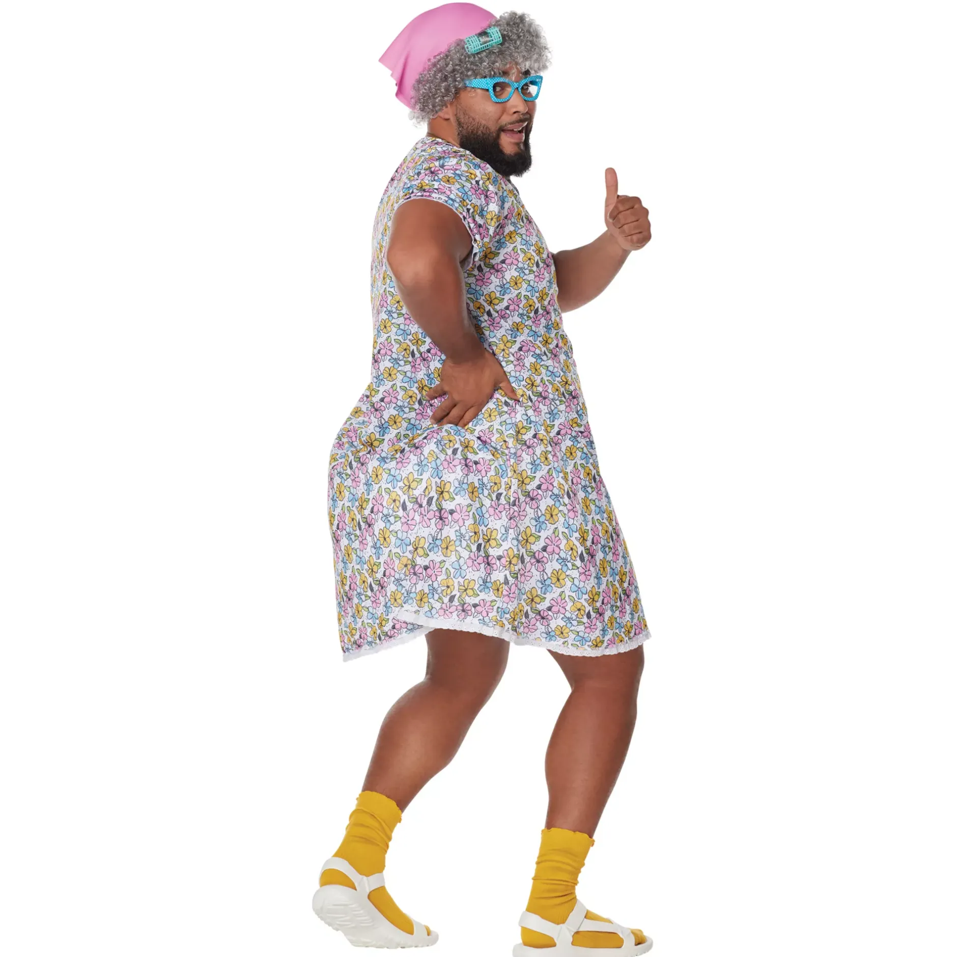 Spirit Halloween Adult Grandma Flower Dress Costume
