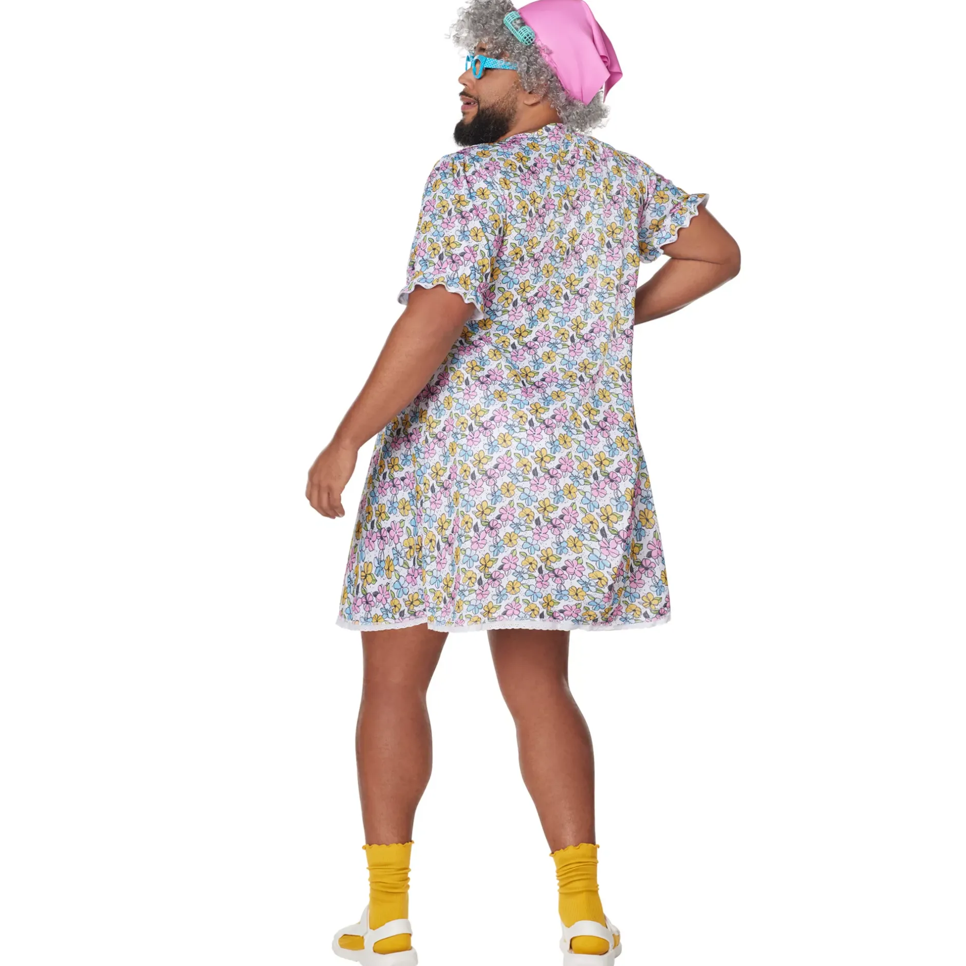 Spirit Halloween Adult Grandma Flower Dress Costume