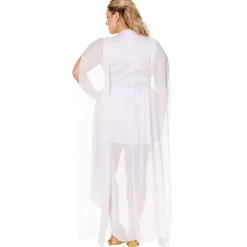 Women Spirit Halloween Adult Grecian Goddess Plus Size Costume